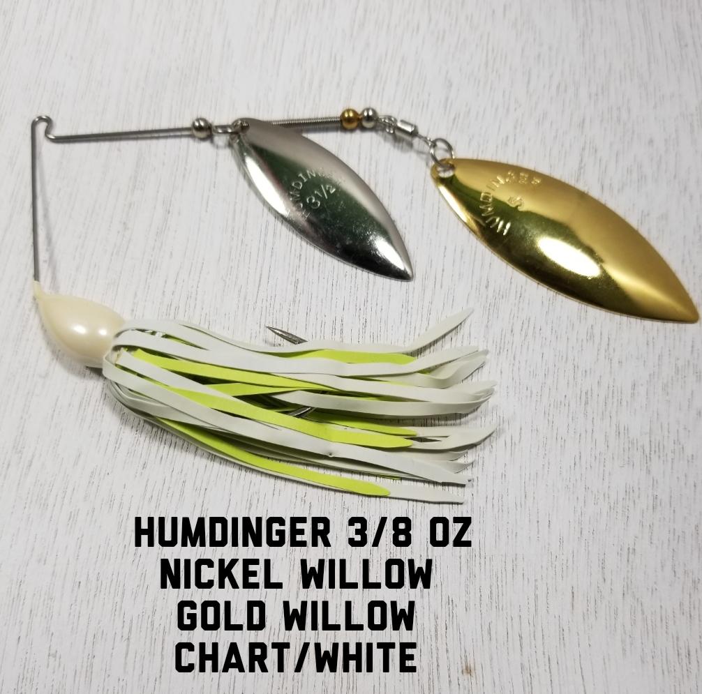 Humdinger Nickel willow gold willow - cht/wht – Z's Tackle