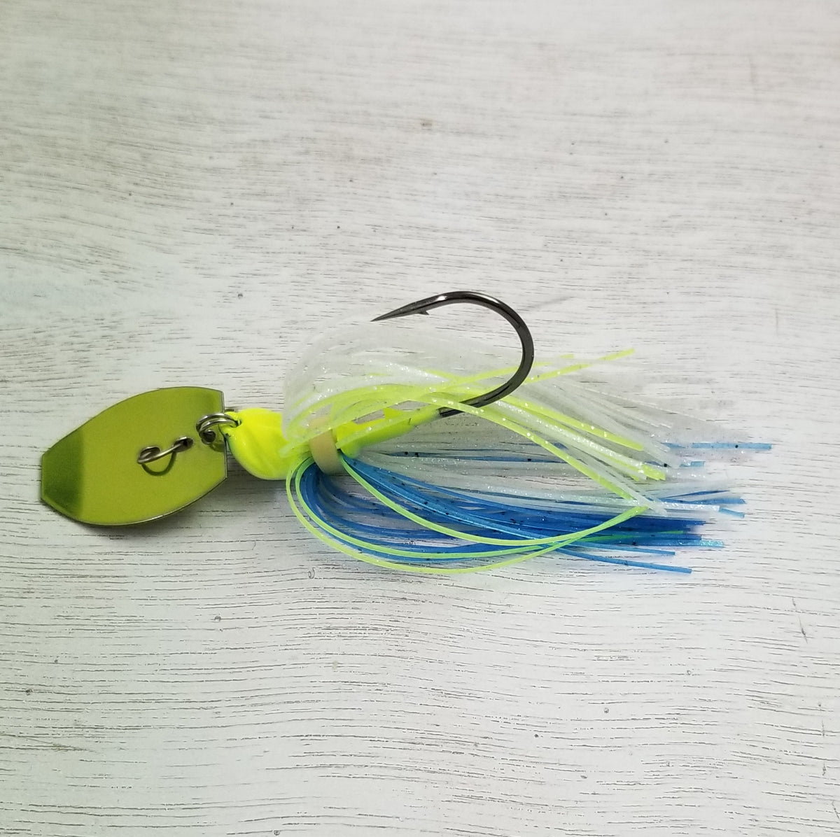 Delta Lures Thunder Jig - Lime blade - Delta shad