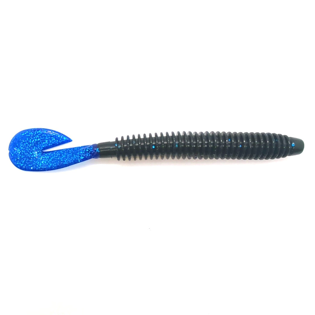 Zimmer Swimmer - Black blue flake / blue tail – Z's Tackle