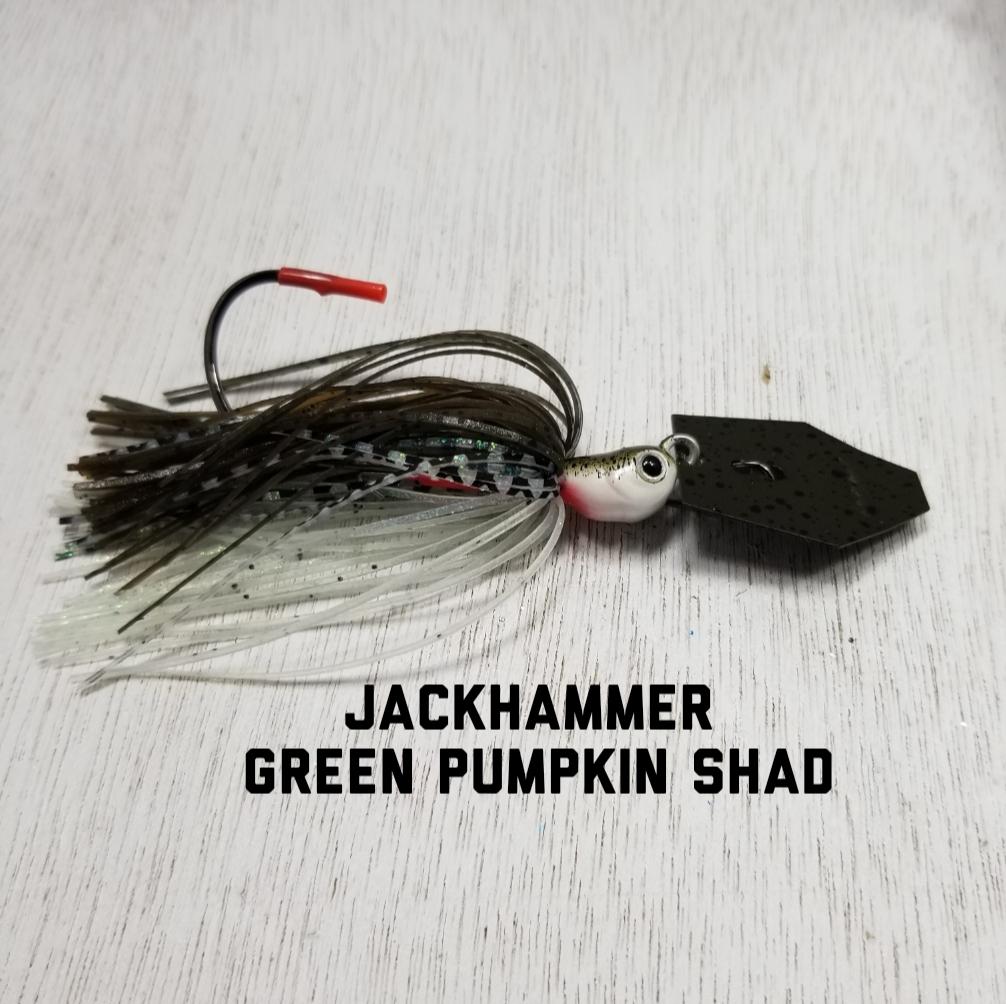 Z-Man Jack hammer - Green pumpkin shad – Z's Tackle